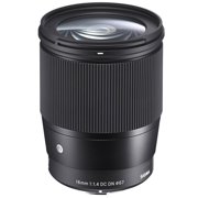 Sigma 16mm f/1.4 DC DN Contemporary Lens for Canon EF-M, Bundle with ProOptic 67mm Filter Kit, Cleaning Kit, Cap Keeper, Flex Lens Shade, Lens Cleaner, Mac Software Kit