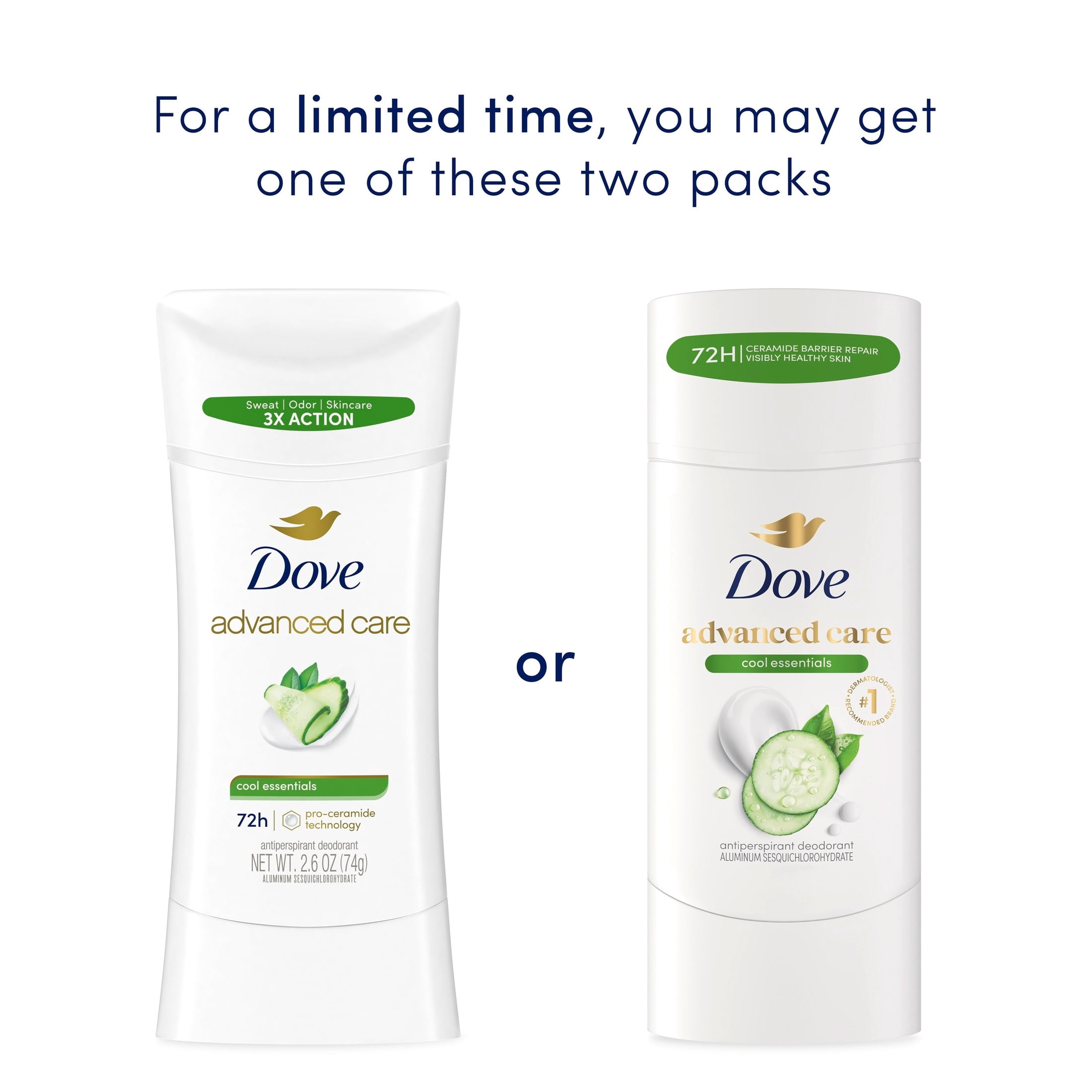 Dove Advanced Care Antiperspirant Deodorant Stick - Thumbnail 3