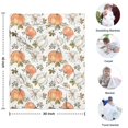 thumbnail image 4 of Fall Pumpkins Leaves Pattern Blanket,Comfortable Soft Lamb Wool Throw Blanket,All Season,Warm Lightweight Blankets for Sofa Bed Couch Living Room Chair,30"x40", 4 of 4