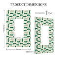 thumbnail image 3 of Rocae Cartoon Crocodile for Decorator Light Switch or Receptacle Outlet Wall Plate,Polycarbonate Thermoplastic-Style U, 3 of 6