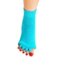thumbnail image 5 of Yoga Sports Five Toe Separator Socks Alignment Pain Health Massage Socks, Prevent Foot Cramps, One Pair, 5 of 12