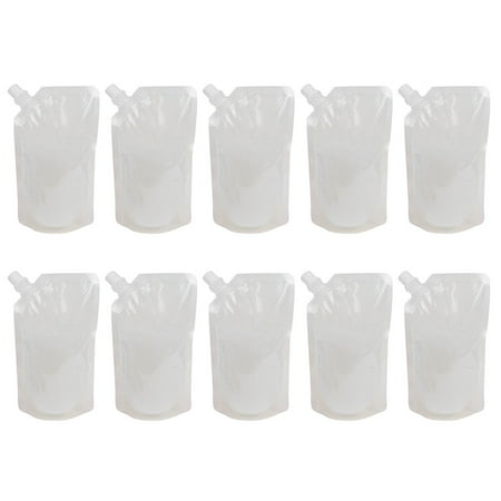

50Pcs Liquid Subpackage Pouch Portable Stand-up Drinking Bag Storage Holder