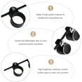 thumbnail image 3 of OUNONA Saxophone Accessories Finger Spacer For Guitar ABS Black For Practice 2Pcs, 3 of 8