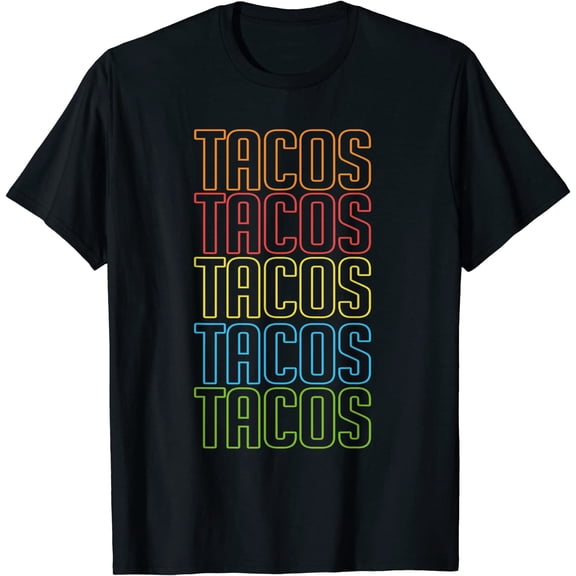 Retro Tacos shirt Vintage Taco Tuesday T-shirt T-Shirt