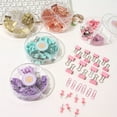 thumbnail image 2 of 65Pcs/Box Colorful Metal Paper Clip Binder Clip Pushpin Long Tail Clips Set Kawaii Creative Stationery Office Binding Supplies, 2 of 7