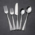 thumbnail image 2 of Ridge Design Burnt Black 20 Pcs. Flatware Set, 2 of 10