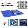 thumbnail image 2 of Soportes de montaje para paneles solares, soportes en Z, aluminio, 12 cm (6 unidades), 2 of 7