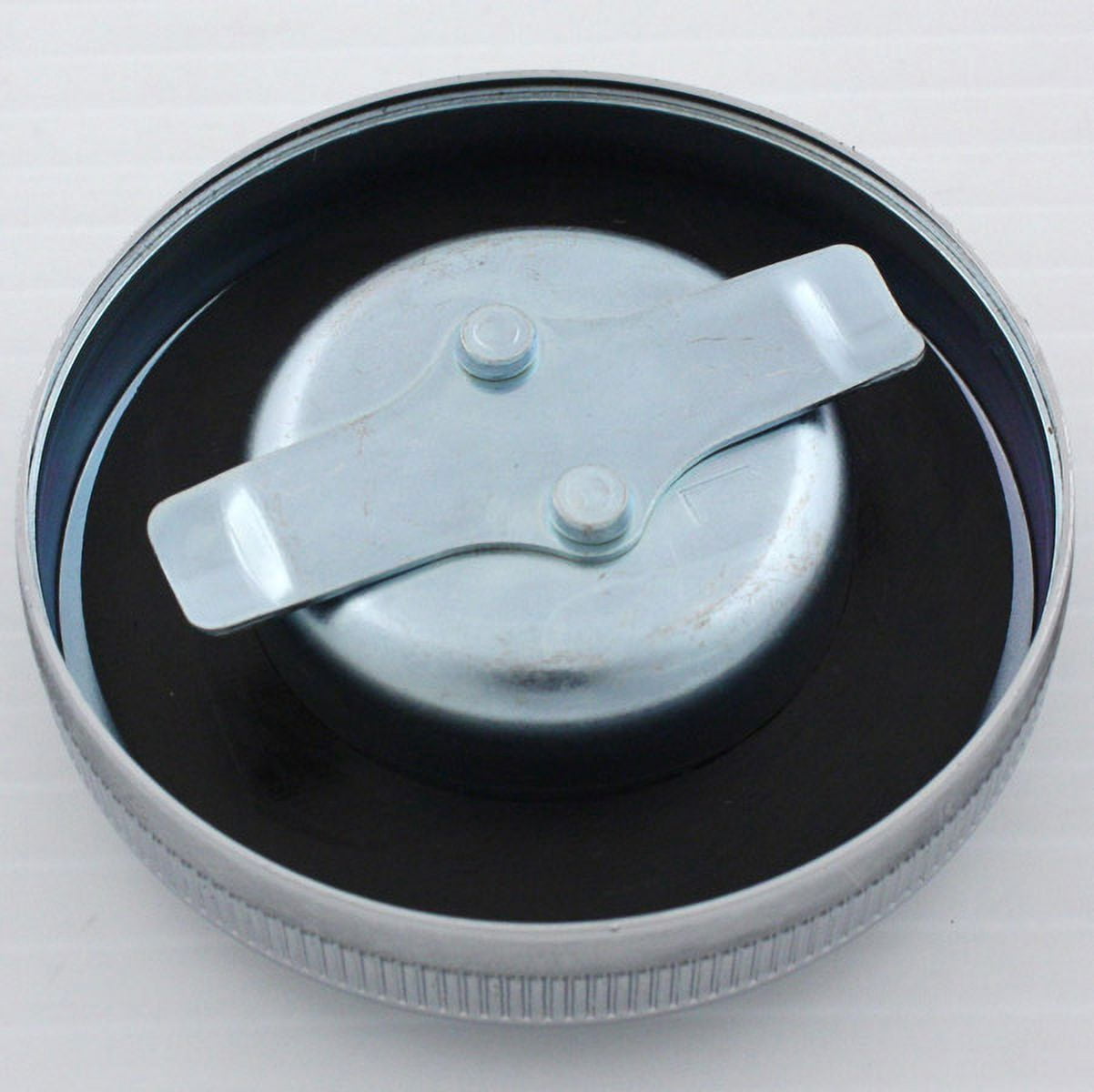 Bikers Choice 36-E73 Chrome Non-Vented Gas Cap for Fatbob Tank - Left Side, OEM Style, Replaces Harley-Davidson 61103-65