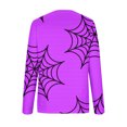 thumbnail image 4 of 2023 Chandail en Molleton Mode pour Femmes 50 % de Réduction Liquidation Chandail en Molleton Classique Imprimé Halloween Col Rond Manches Longues Ample, 4 of 4