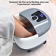 thumbnail image 4 of Costway Masajeador de Pies Máquina de Baño de Pies con Temperatura y Tiempo Ajustables Burbujas Puntos de Masaje Shiatsu Rodillos Motorizados Gris, 4 of 10