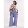 thumbnail image 2 of No Boundaries Washed Graphic Boyfriend Tee, Women's and Women's Plus, 2 of 5