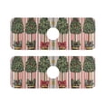 thumbnail image 7 of Yayeee Faucet Mat for Kitchen Sink 14.7" Diatomite Long Splash Guard Pad, Stripes Trees, 2 Pack, 7 of 7