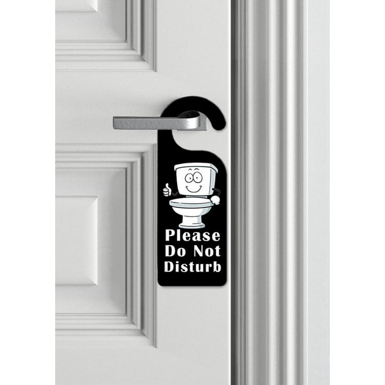 Please Do Not Disturb with Stop Icon - Door Hanger