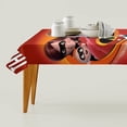 thumbnail image 4 of The Incredibles-theme square tablecloth has an iconic print, fits most tables, and is easy to care for perfect gifts for fans friends and family，55" x 71"（140*180cm）, 4 of 5