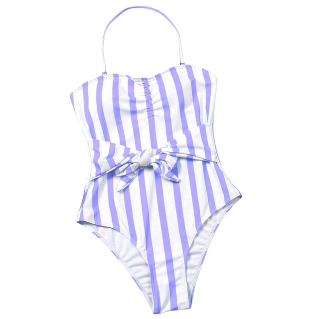 Conjunto de bikini a rayas para mujer Traje de baño Sujetador sexy Traje de baño Ropa de playa Fridja nalpqowj24309