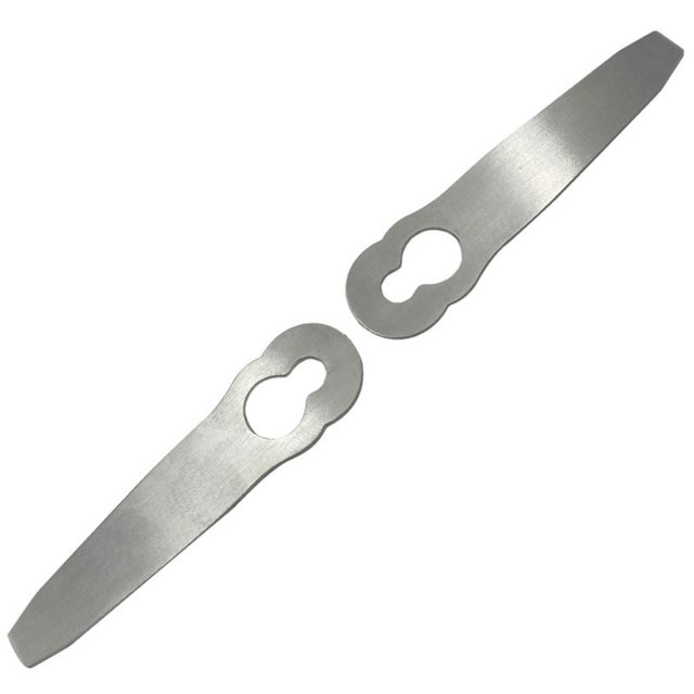 Cuchillas para cortacésped inalámbricas - Herramientas duraderas de acero inoxidable con resorte (A)