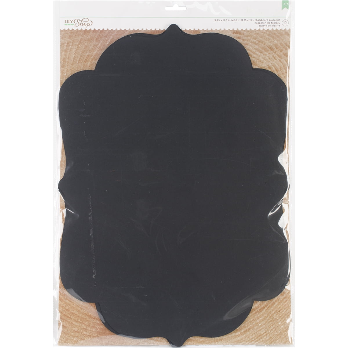 DIY Shop 2 Chalkboard Paper Placemats 12/Pkg-12.5'X19.25'