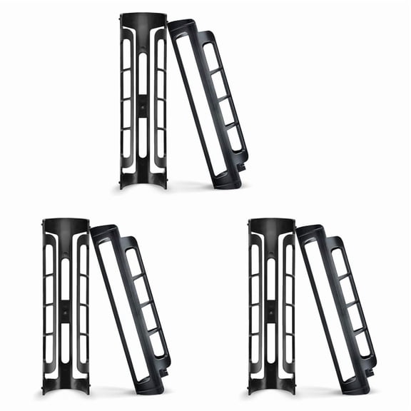 6pcs Coffee Pod Holder Side Mount for K Cup Pods Dispenser for Single- Coffee Makers Black