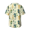 thumbnail image 2 of Xecao offers the Seahorse for Men's Casual Short-sleeved Shirt, a button-up collared shirt with a pocket, perfect for beach vacations and yacht travel in the 4X-Large size., 2 of 7