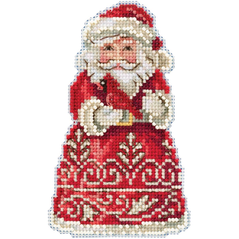 Mill Hill/Jim Shore Counted Cross Stitch Kit 5"X3.5"-Santa With