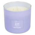 thumbnail image 4 of Mainstays 3-Wick Textured Wrapped Orchid Waters Scented Candle, 14 oz, 4 of 6