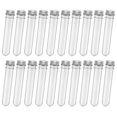 thumbnail image 3 of MasteelfCA 20pcs 40ml Clear Plastic Test Tubes PET Cylindrical Containers with Screw Caps for Science Experiments Snacks, 3 of 7