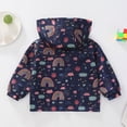 thumbnail image 7 of zuwimk Toddler Boys Girls Lightweight Waterproof Windbreaker Jacket Kids Fall Winter Long Sleeve Coats Cute Printed Zipper Hooded Rain Jacket Outerwear(12-18 Months,Hot Pink), 7 of 7