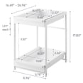 thumbnail image 7 of Yamazaki Home Under-Sink Rack with Pull-Out Shelf, White, Steel, Adjustable Tiers, 7 of 7