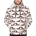 thumbnail image 4 of Hoodies for Men - Dachshund And Hearts Long Sleeve Comfrt Men'S Fashion Hoodies & Sweatshirts, Sweatshirts for Men Hoodies Pullover Clothing Clothes with Pouch, 4 of 7