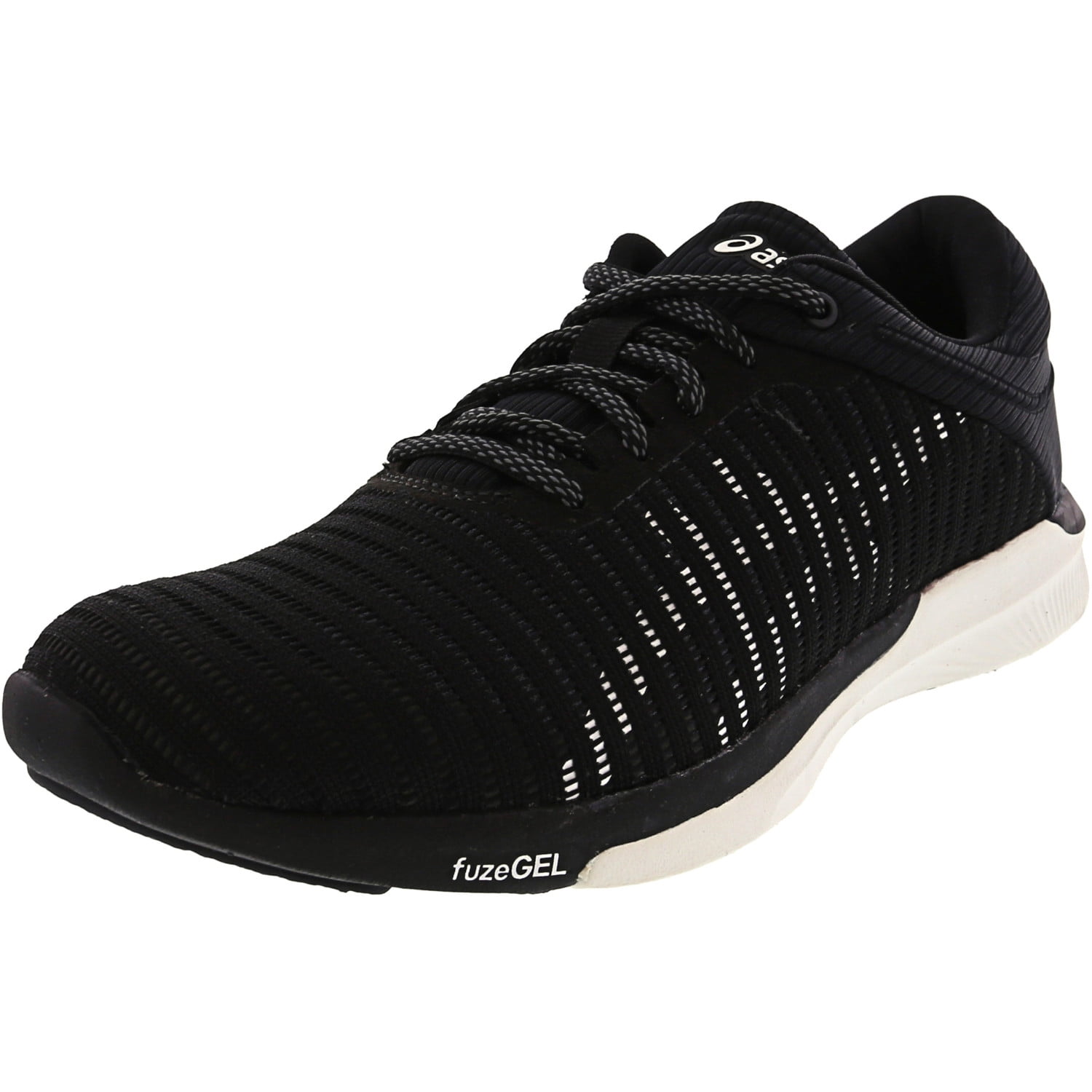 asics gel fuzex black running shoes