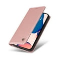 thumbnail image 6 of TECH CIRCLE Case For iPhone 13 Pro 6.1 inch,360 Protection Shockproof Solid Color PU Leather Magnetic Closure Flip Wallet Card Kickstand Soft TPU Cover.For iPhone 13 Pro,Rosegold, 6 of 10