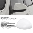 thumbnail image 3 of SIDE MIRROR CAP COVER WHITE STYLISH LOOK PROTECTION SCRATCH RESISTANT FOR 2 3 6, 3 of 7