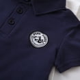 thumbnail image 7 of Rotm Boys Dress Shirt Boys Short Sleeve Pique Polo Shirt School Uniform Shirts for Kids Navy,6-7 Years, 7 of 7