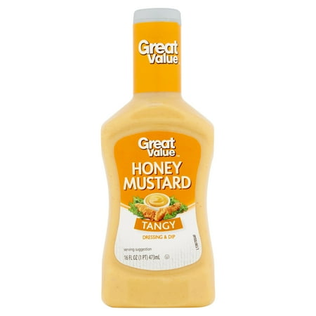 Great Value Honey Mustard Dressing & Dip, 16 oz