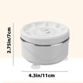 thumbnail image 3 of Vegetable Spinner Dryer Wireless Vegetable Washer in Water Cleaning Device Portable Purifier for Tableware Meat Seafood Jewelry Kitchen Tool Category Bowls Utensils Easy Cleaning for Picnic Camping U, 3 of 9
