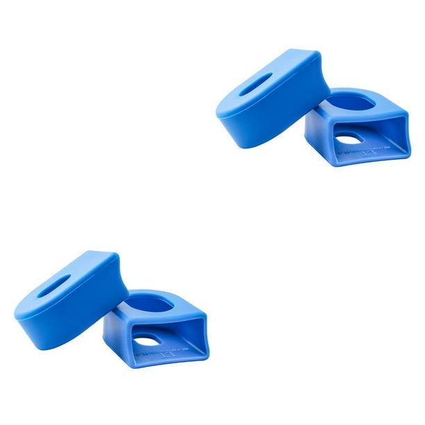 Yuarrent 1 par de botas de manivela de bicicleta, herramienta de protección de silicona, funda protectora antiarañazos fiable para proteger Azul 2Conjunto