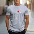 thumbnail image 1 of Tops para hombre, blusas y camisas de cuello redondo y manga corta para hombre, blusas casuales de cuello redondo con estampado de moda para hombre, blusas de cuello redondo y manga corta, camisas par, 1 of 6