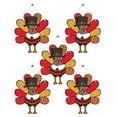 thumbnail image 4 of TISHITA 5Pcs Thanksgiving Turkey Door Sign Decorations, Fall Door Hanger Door Hanging Sign Plaque for Festival Tree Porch Home Window D 22.5x25cm, 4 of 8