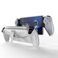 thumbnail image 1 of Funda protectora de silicona con soporte para PlayStation Portal: funda ligera, resistente al polvo y compatible que mejora el agarre y añade protección. Accesorios para PS5 Portal, 1 of 7