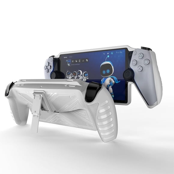 Funda protectora de silicona con soporte para PlayStation Portal: funda ligera, resistente al polvo y compatible que mejora el agarre y añade protección. Accesorios para PS5 Portal