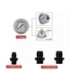thumbnail image 4 of Fuel Inject Regulator With Boost Gauge High Pressure 8AN BLACK, 4 of 5