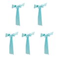 thumbnail image 2 of CSChome Bow-knot Sashes Decorative Chair Sashes: Bright Color, Soft Fabric, Washable, Smooth, Non-Fading, Wedding Party Banquet, 5Pcs, 2 of 7