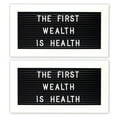 thumbnail image 1 of maskred 2 Sets Chalkboard Signs Creative Household Decors Letter Pattern Chalkboards Adornment Scene Layout Prop Black Board Pendant, 1 of 6