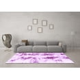 thumbnail image 3 of Ahgly Company Indoor Rectangle Abstract Purple Modern Area Rugs, 2' x 4', 3 of 4