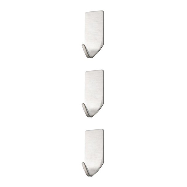 Wosthever Gancho Colgador de almacenamiento de acero inoxidable Soporte colgante adhesivo para montaje en pared Suministros organizadores para el Type1 NO1