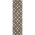thumbnail image 2 of SAFAVIEH Four Seasons Lilibeth Geometric Runner Rug, Chocolate/Ivory, 2'3" x 8', 2 of 6