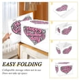 thumbnail image 3 of Iauyy Large Storage Box with Lid - Foldable Home Storage Bins for Clothes Toy Holiday Decor, Decorative Patterns (42*32*30cm), 3 of 6