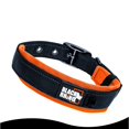 thumbnail image 3 of Collar para Perros Black Rhino, Neopreno Acolchado, Costuras reflectantes, Ajustable, XL (Azul/Gris) naranja M, 3 of 7