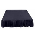 thumbnail image 1 of The Great American Store- 22 Inch Tailored Drop Ruffled/Gathered Easy Fit Bed Skirt (Twin XXL Size, Solid Navy Blue) 600 Thread Count 100% Cotton Dust Ruffle, 1 of 5