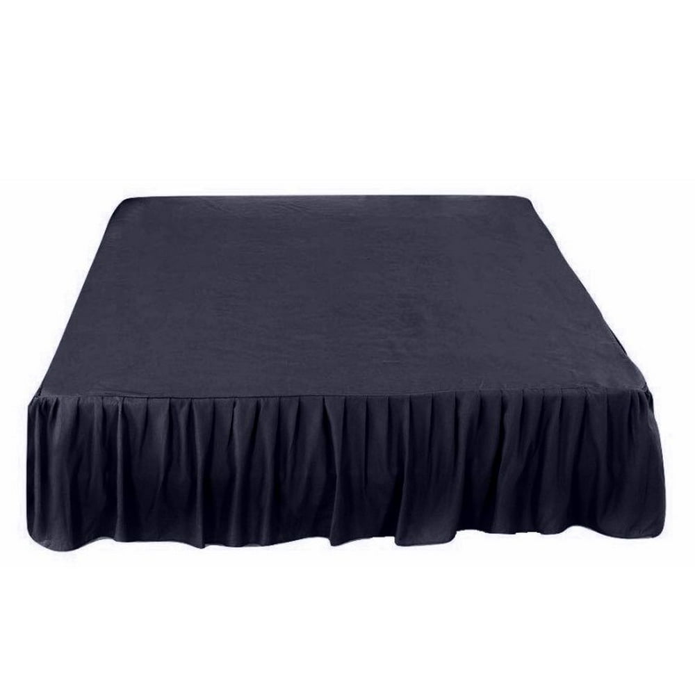 12 Inch Tailored Drop Ruffled/Gathered Easy Fit Bed Skirt (King Size